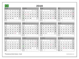 Calendário 2018 Com Feriados Para Imprimir Calendario 2018 Brasil Calendario Com Feriados Calendario Para Impressao Calendarios Gratuitos