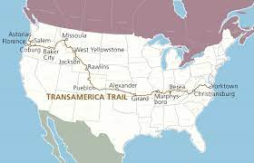 Billed As The Classic Route To Cross America By Bicycle The Transamerica Trail Is One Of The Original Routes Pu Cycling Route Bike Route Cycling Association