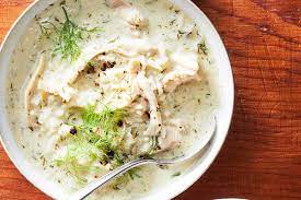 Slow Cooker Creamy Chicken Soup With Lemon Rice And Dill Recipe Recipe Slow Cooker Creamy Chicken Easy Slow Cooker Recipes Creamy Chicken Soup