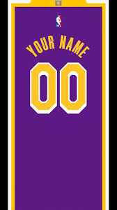 You can make lebron james lakers jersey wallpaper for your desktop computer backgrounds, windows or mac screensavers, iphone lock screen, tablet or android and another mobile phone device for free. Los Angeles Lakers On Twitter It S Wallpaperwednesday And We Re Back With More Custom Jerseys Lakers Nation Reply With Your Choice Of Jersey Name And Number To See If You Re Among The 200