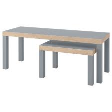 Lack Grey Nest Of Tables Set Of 2 Ikea In 2020 Nesting Tables Ikea Lack Coffee Table Ikea