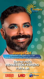 Mañana también tendremos de invitado a Juanjo Cid, candidato a Regidor por  la circunscripción #1 del Distrito Nacional por Opción Democrática., ¡No te  lo pierdas!, Recuerda sintonizar a las 6:00 a. m. ...