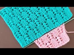 Ajurlu Bir Ters 1 Duz Orgu Modeli Knitting Pattern Cardigans Sweater Youtube Orgu Baby Knitting Patterns Orgu Desenleri