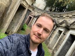 Final pics from Highgate. Saving it for today and yes it's an Amicus film.  This is from Beyond The Grave's (1974) opening title sequence where Peter  Cushing's name appears onscreen, and this