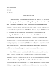 Position papers can offer simple positions, like white papers, or provide blueprints for resolution, like green papers. Position Paper Science Technology Engineering And Mathematics Curriculum