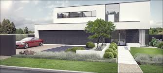 Moderne Voortuin Tuinontwerp 3d Voortuin Tuin Voortuinen