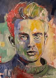 JAMES DEAN by Mattia Tagliavini (2020) : Painting Acrylic