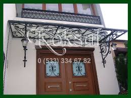 Ferforje Sundurma Modelleri 41 Balcony Railing Scrollwork Canopy