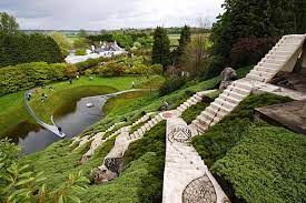 The Garden Of Cosmic Speculation Is Located In Scotland And Open To The Public Only One D Most Beautiful Gardens Garden Of Cosmic Speculation Beautiful Gardens