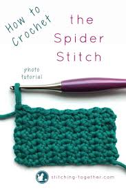 The cluster stitch is made by crocheting a set of unfinished stitches into the same stitch, or by crocheting the unfinished stitches into several stitches on the same row. How To Crochet The Spider Stitch