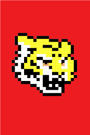Pixel Art Easy Tiger Pixel Art Facile Tigre Easy Pixel Art Pixel Art Easy Tiger