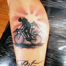 160 Black And Gray Tattoos You Ll Wish You Had This Summer List Inspire In 2020 Fahrrad Tattoo Radfahren Tattoo Tattoos Manner
