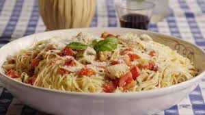 Big barbeques can lead to too many leftovers the following day. Basil Chicken Over Angel Hair Video Allrecipes Com