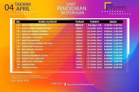 Impak program kumpulan sasaran jadual cadangan kursus pendek pekerja industri/swasta/awam mesyuarat ketua jabatan pembelajaran sepanjang hayat pejabat ketua pengarah jpkk pembudayaan psh / pembangunan komuniti berpengetahuan pendedahan. Kolej Komuniti Bentong Rasmi On Twitter Takwim Kursus Pendek Bulan April 2019 Jom Daftar Sekarang Daftar Kursus Jom Daftar Kursus Pendek Bersama Kami Permohonan Boleh Dibuat Dengan Melayari Https T Co