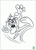 Print this color page back to the color pages. Taz Coloring Pages Tasmanian Devil Coloring Pages Dinokids Org