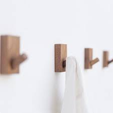 Beech Black Walnut Hook Towel Hook Solid Wood Hooks Decorative Wall Hooks Coat Hooks Coat Han Decorative Wall Hooks Towel Hooks Wood Hooks