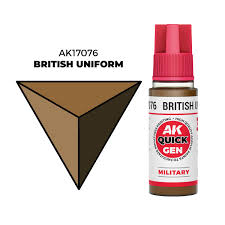 AK-Interactive: Quick Gen Acrylic Contrast - British Uniform 18 ml