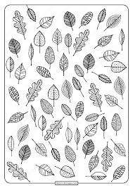 The spruce / wenjia tang take a break and have some fun with this collection of free, printable co. Printable Autumn Leaves Pdf Coloring Page