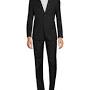 DOUGLAS & GRAHAME Men's Perfect Fit Crosshatch Wool Blend Suit - Navy Black - Size 46 R from www.lyst.com