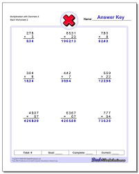 Our premium worksheet bundle contains 10 activities to challenge your students and help them understand each and every topic required at 4th grade level math. Multiplying Digit By Numbers With Various Decimal Places Worksheet Decimals Cash Budget Sheet Preparing A Sample Excel For Monthly Credit Card Spreadsheet Daily Office Expense Calamityjanetheshow