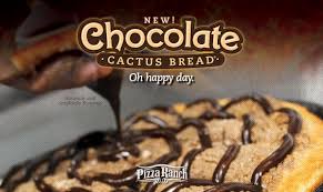 While the actual pizza ranch recipe is a closely guarded secret, you can still make your own cactus bread at home from scratch. Pizza Ranch On Twitter Chocolate Lovers Rejoice The Day You Ve Waited For Has Finally Arrived Chocolate Cactus Bread At Pizza Ranch Stop By Today And Try It On Our Buffet Or Add