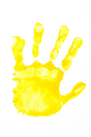 Yellow Handprint Clipart - Clip Art Libr #1203918 - PNG Images - PNGio