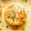 These grilled scallops are super easy to make, low in calories and look impressive. 1