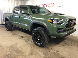 Autotrader has 51 new toyota tacomas for sale, including a 2020 toyota tacoma 2wd double cab, a 2020 toyota tacoma 4x4 access. 2020 Toyota Tacoma Cabine Double 4x4 Trd Pro Army Green Used For Sale In Montreal Chasse Toyota