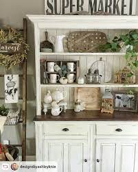 If the room is large, you can go for a bigger hutch or else settle for one that is smaller in size. Pin On Farmhouse Kitchen