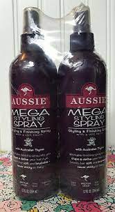 Lot Of 2 Aussie Mega Styling Finishing Spray Medium Hold 12 Oz Each Ebay