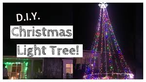 See more ideas about outdoor christmas decorations, outdoor christmas, christmas decorations. D I Y Lighted Christmas Tree Giant Outdoor Christmas Light Tree Youtube