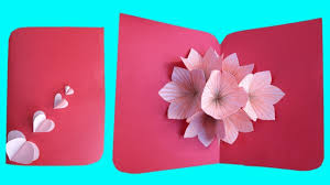 How to make pop up card flower. How To Make Pop Up Cards With Paper Diy 3d Flower Pop Up Card Must Watch