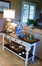 Painted Sofa Table Farmhouse Sofa Table Sofa Table Decor Painted Sofa