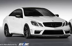 White Mercedes Benz E350 Coupe W212 C207 Fahrzeuge