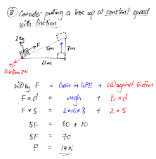Work Done To Bring An Object Up Learn Physics Basic Physics Science Notes