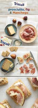 Prosciutto Fig Manchego Bites Recipe Food Yummy Food Food Recipes