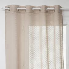 Trouvez le voilage de fenêtre ou la paire de vitrages adaptée à votre intérieur, et habillez vos fenêtres selon vos envies ! Rideaux Voilage Oeillets Beige Achat Vente Pas Cher