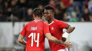 Breel embolo profil), vereinsseiten (z.b. Breel Embolo Celebrates Switzerland Win Fussball Schalke 04
