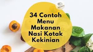 Kudapan satu ini banyak dijual secara online di indonesia. 34 Contoh Nasi Kotak Padupadan Nasi Kotak Cateringmami Com