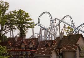 Manufactured by arrow dynamics based on initial designs from industry newcomer bolliger. Drachen Fire Busch Gardens Williamsburg Williamsburg Virginia United States