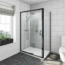 Maybe you would like to learn more about one of these? Mode Black 6mm Sliding Shower Enclosure With Black Slate Effect Tray 1200 X 800 Victoriaplum Com