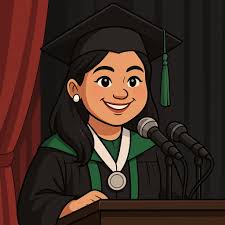 Tricia Ann Anda, who earned a BS in Psychology and graduated Summa Cum  Laude from the University of St. La Salle, finished with the highest GPA in  her class. Chosen to address