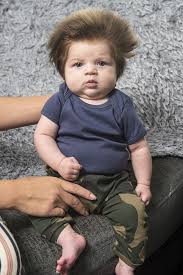 Women ,men ,kids fashion & shoes. Meet 2 Month Old Baby With The Craziest Bouffant Hair Ever Bored Panda