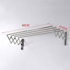 Maybe you would like to learn more about one of these? Adjustable Clothes Rack Wall Mounted Stainless Steel Hangers For Clothes Space Saving Collapsible Clothing Drying Rack Organizer Drying Racks Aliexpress