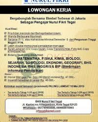 Loker pt tamron akuatik produk industri cikande 2021. Lowongan Kerja Tegal Terbaru 2019