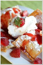 Deep Fried Sugared Pasta And Strawberry Crunch Doughmesstic Dessert Nachos Dessert Nachos Recipe Funnel Cake