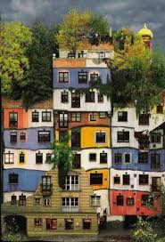 Architecture Dessins Muraux Dessin Mural Friedensreich Hundertwasser Art Et Architecture