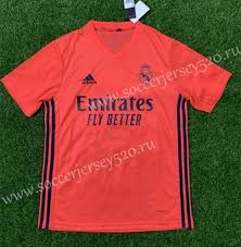 2020 2021 Real Madrid Away Orange Thailand Soccer Jersey Aaa Soccer Jersey Real Madrid Football Club Madrid Football Club
