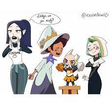 Zach On Instagram Eda S Halloween Costume Is Her Owl Beast State Credit Roussedraws Lumity Theowlhousefanart Theow Owl House Halloween Costumes Owl