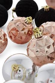 Black And Rose Gold Christmas Tree Buy Set Of 20 Copper Black Baubles From The Next Uk Online Shop Rose Gold Christmas Tree Copper Christmas Rose Gold Christmas